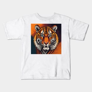 Tiger Face Kids T-Shirt